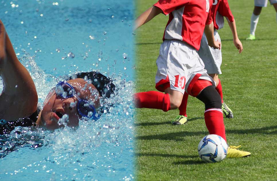 スポーツトレーナーと栄養士が在席
